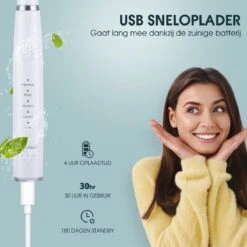 Merkloos Tandsteen Verwijderaar Elektrisch – Tandenborstel Opzetstukken - Tandarts Spiegel - 5 Standen -Wit -Verzorgingsproducten Verkoop 1200x1200 254