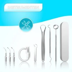 Tandsteen Verwijderaar Set - Elektrisch - Sonisch - Draadloos - Tandplak Verwijderen - Wit -Verzorgingsproducten Verkoop 1200x1200 256