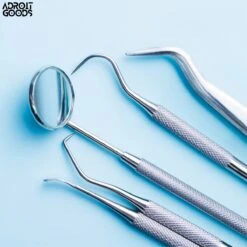 AdroitGoods 7 Delige RVS Tandarts Setje - Incl Haakje En Spiegel - Tandenstokers - Tandplak - Gebit Verzorging Setje -Verzorgingsproducten Verkoop 1200x1200 299