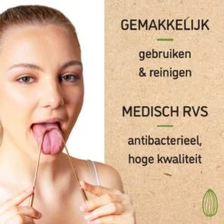 Nutty Green 3-Delige Tongschraper Set Inclusief Opbergcase - Tongreiniging Mondverzorging - Tongreiniger Mondhygiëne - RVS Schraper Voor Schone Tong Reiniging - Tongborstel Tegen Slechte Adem - Zero Waste Lifestyle -Verzorgingsproducten Verkoop 1200x1200 342