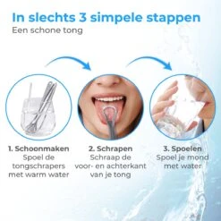 Nuvance - Professionele Tongschraper - 3 In 1 Set - Voor Mondverzorging - Tongreiniger - Tong Schraper - Tongue Scraper - RVS 13 Nuvance - Professionele Tongschraper - 3 In 1 Set - Voor Mondverzorging - Tongreiniger - Tong Schraper - Tongue Scraper - RVS -Verzorgingsproducten Verkoop 1200x1200 361