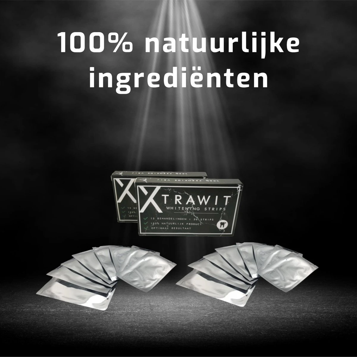 Xtrawit - Teeth Whitening Strips - Tandenbleekset - Wittere Tanden - Goedgekeurde Tandenbleek Strips - 30 Strips 4 Xtrawit - Teeth Whitening Strips - Tandenbleekset - Wittere Tanden - Goedgekeurde Tandenbleek Strips - 30 Strips - Afbeelding 2