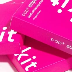 Teeth Whitening Strips - PAP+ - Professionele Tandenbleek Strips - Tanden Bleken - Wittere Tanden - Tand & Tandvlees Vriendelijk - Zonder Peroxide - Gemakkelijk & Overal Te Gebruiken - Pap Tanden Whitening Strips -Verzorgingsproducten Verkoop 1200x1200 446