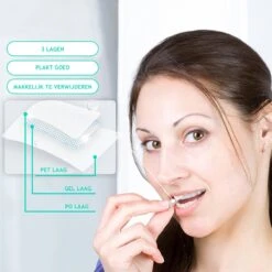 Dutchable Whitening Strips - Teeth Whitening Strips - Tandenbleek Strips - Met GRATIS Bamboe Tandenborstel - 100% Biologisch - Vegan - PAP+ -Verzorgingsproducten Verkoop 1200x1200 454