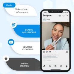 ISmile Professionele Tandenbleekset - Veilig Tanden Bleken - Zonder Peroxide - Witte Tanden - Teeth Whitening -Verzorgingsproducten Verkoop 1200x1200 487