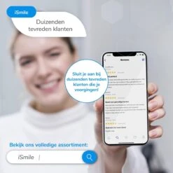 ISmile Professionele Tandenbleekset - Veilig Tanden Bleken - Zonder Peroxide - Witte Tanden - Teeth Whitening -Verzorgingsproducten Verkoop 1200x1200 488