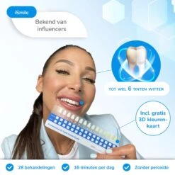 ISmile Professionele Tandenbleekset - Veilig Tanden Bleken - Zonder Peroxide - Witte Tanden - Teeth Whitening -Verzorgingsproducten Verkoop 1200x1200 490