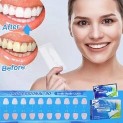 Merkloos Tanden Bleken - Witte Tanden - 5D White Teeth Whitening Strips - Teeth Whitening Strips - 28x Tandenbleek Strips - Zonder Peroxide (0%) -Verzorgingsproducten Verkoop 1200x1200 495