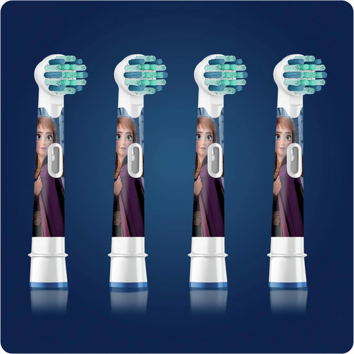 Oral B ORAL-B 80352086 - Disney Frozen 2 Vervangende Opzetborstels - Voor Oral-B Elektrische Tandenborstel Voor Kinderen - Set Van 4 4 Oral B ORAL-B 80352086 - Disney Frozen 2 Vervangende Opzetborstels - Voor Oral-B Elektrische Tandenborstel Voor Kinderen - Set Van 4 - Afbeelding 2
