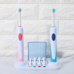 IBright Elektrische Tandenborstel Houder & Opzetborstelhouder - Met Opbergunit Voor 4 Opzetborstels - Universeel - Geschikt Voor Oral B Toothbrush 9 IBright Elektrische Tandenborstel Houder & Opzetborstelhouder - Met Opbergunit Voor 4 Opzetborstels - Universeel - Geschikt Voor Oral B Toothbrush -Verzorgingsproducten Verkoop 1200x1200 504