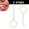 Merkloos 2 Stuks Orthodontische Aligner Remover | Haakje | Beugel - Wit