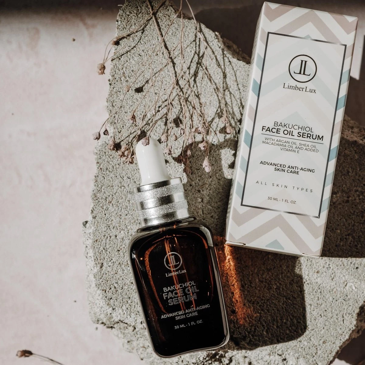 LimberLux Bakuchiol Face Oil Serum Met Arganolie, Shea Olie En Macadamia Olie - Inclusief Samples - Anti Aging Gezichtsolie Met Argan Olie - Natuurlijk Retinol Serum Alternatief 6 LimberLux Bakuchiol Face Oil Serum Met Arganolie, Shea Olie En Macadamia Olie - Inclusief Samples - Anti Aging Gezichtsolie Met Argan Olie - Natuurlijk Retinol Serum Alternatief - Afbeelding 4