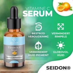 Seidon™ Vitamine C Serum & Hyaluronzuur Serum - Inclusief Dermaroller - Premium Edition - Anti Aging - Gezichtsverzorging - Anti Rimpel – 2 DUOPACK - 60mL 12 Seidon™ Vitamine C Serum & Hyaluronzuur Serum - Inclusief Dermaroller - Premium Edition - Anti Aging - Gezichtsverzorging - Anti Rimpel – 2 DUOPACK - 60mL -Verzorgingsproducten Verkoop 1200x1200 639