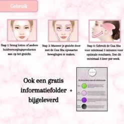 Demiracle® Rose Quartz Premium Gua Sha Schraper – Massagehulpmiddel – Gezichtsmassage – Massage – Ontspanning – Kwaliteit -Verzorgingsproducten Verkoop 1200x1200 752