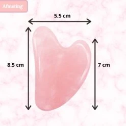 Demiracle® Rose Quartz Premium Gua Sha Schraper – Massagehulpmiddel – Gezichtsmassage – Massage – Ontspanning – Kwaliteit -Verzorgingsproducten Verkoop 1200x1200 755