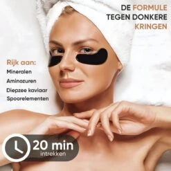 LifeProducts4You Oogmasker 60 Stuks - Eye Pads - Oogmasker Wallen - Gezichtsverzorging - Gezichtsmaskers Verzorging - Anti Wallen En Donkere Kringen - Oog Patches - Kaviaar - Collageen -Verzorgingsproducten Verkoop 1200x1200 811