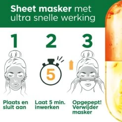Garnier SkinActive Ampul Sheet Mask Met Ananas & Vitamine C Serum - 5 Stuks -Verzorgingsproducten Verkoop 1200x1200 831