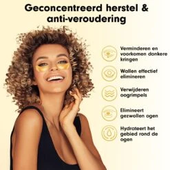 Collageen Oogmasker Luxovita - Wallen Wegwerken/Donkere Kringen/Rimpels - Hydraterend - 24k Goud Oog Masker - Eye Pads - Gel Oogmaskers - 60 Stuks -Verzorgingsproducten Verkoop 1200x1200 872