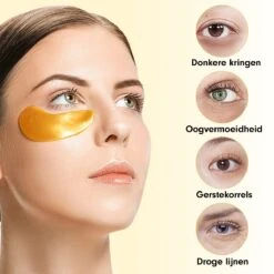 Collageen Oogmasker Luxovita - Wallen Wegwerken/Donkere Kringen/Rimpels - Hydraterend - 24k Goud Oog Masker - Eye Pads - Gel Oogmaskers - 60 Stuks -Verzorgingsproducten Verkoop 1200x1200 874