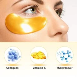 Collageen Oogmasker Luxovita - Wallen Wegwerken/Donkere Kringen/Rimpels - Hydraterend - 24k Goud Oog Masker - Eye Pads - Gel Oogmaskers - 60 Stuks -Verzorgingsproducten Verkoop 1200x1200 876