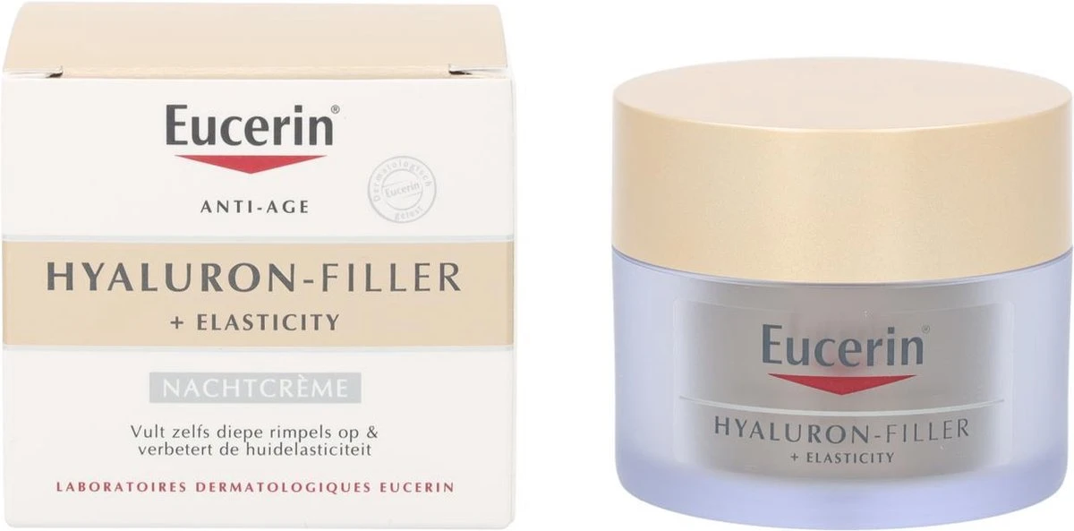 Eucerin Hyaluron-Filler + Elasticity Nachtcrème - 50 Ml 8 Eucerin Hyaluron-Filler + Elasticity Nachtcrème - 50 Ml - Afbeelding 6