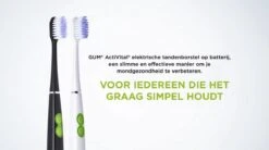 GUM® 1x GUM Activital Sonic Elektrische Tandenborstel - Wit + 1x GUM Opzetborstels Wit 7 GUM® 1x GUM Activital Sonic Elektrische Tandenborstel - Wit + 1x GUM Opzetborstels Wit -Verzorgingsproducten Verkoop 1200x672 1