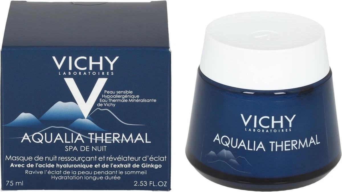Vichy Aqualia Thermal Spa Nachtcrème - 75 Ml - Hydraterend 10 Vichy Aqualia Thermal Spa Nachtcrème - 75 Ml - Hydraterend - Afbeelding 8