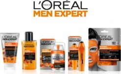 L'Oréal Paris Men Expert Hydra Energetic Tissue Gezichtsmasker - 5 Stuks - Herstelt En Hydrateert - Voordeelverpakking -Verzorgingsproducten Verkoop 1200x739 3