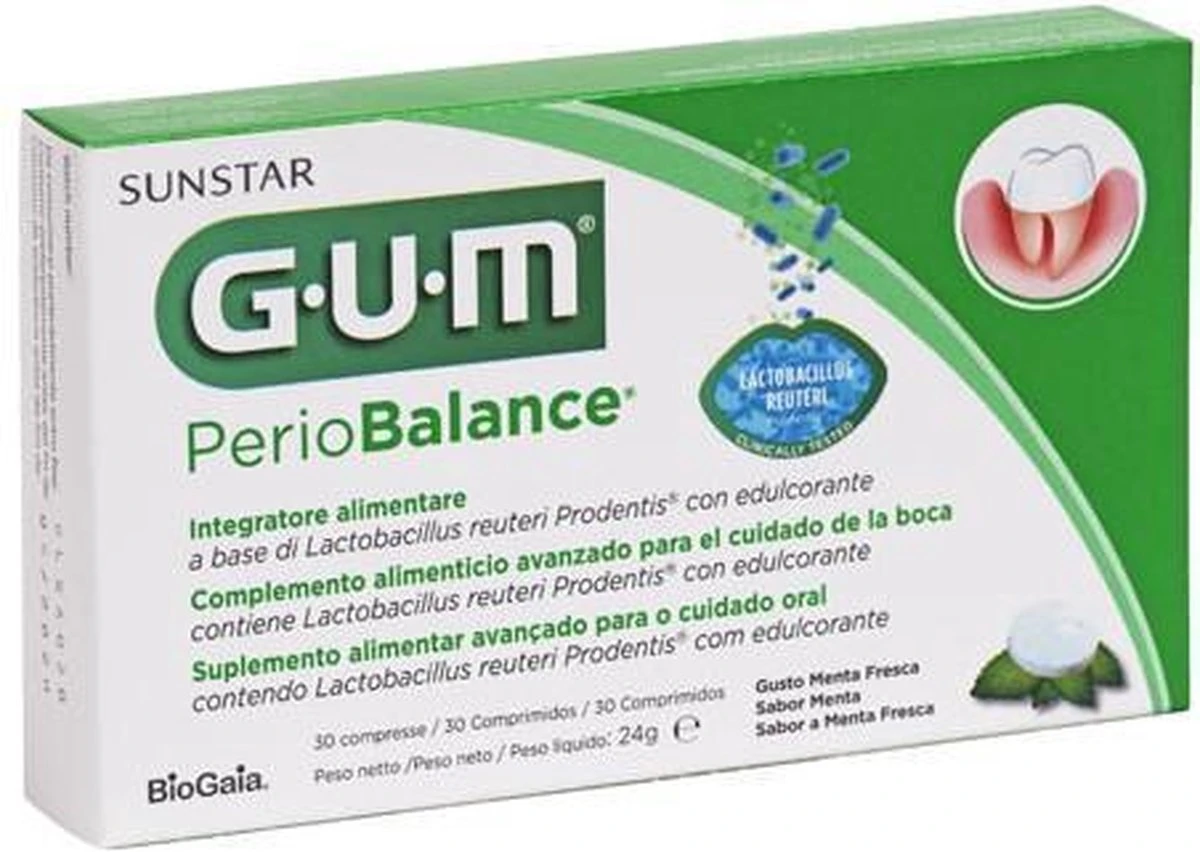 GUM® GUM® PerioBalance® Tabletten | 30 Stuks 5 GUM® GUM® PerioBalance® Tabletten | 30 Stuks - Afbeelding 3