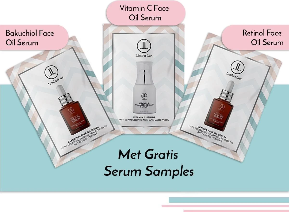 LimberLux Bakuchiol Face Oil Serum Met Arganolie, Shea Olie En Macadamia Olie - Inclusief Samples - Anti Aging Gezichtsolie Met Argan Olie - Natuurlijk Retinol Serum Alternatief 10 LimberLux Bakuchiol Face Oil Serum Met Arganolie, Shea Olie En Macadamia Olie - Inclusief Samples - Anti Aging Gezichtsolie Met Argan Olie - Natuurlijk Retinol Serum Alternatief - Afbeelding 8