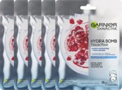 Garnier SkinActive Hydra Bomb Tissue Masker - Gezichtsmasker - 5 Stuks -Verzorgingsproducten Verkoop 1200x888