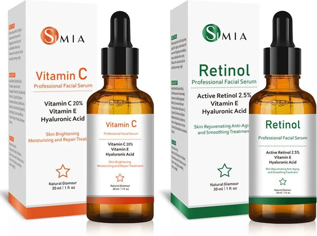 SIMIA™ Original Active Retinol Serum - Met Vitamine E & Hyaluronzuur - Gezichtsserum - Collageen - Anti Aging - Celvernieuwing - Anti-Acne - Tegen Mee-eters En Grove Poriën - Tegen Pigmentvlekken - 30ml 6 SIMIA™ Original Active Retinol Serum - Met Vitamine E & Hyaluronzuur - Gezichtsserum - Collageen - Anti Aging - Celvernieuwing - Anti-Acne - Tegen Mee-eters En Grove Poriën - Tegen Pigmentvlekken - 30ml - Afbeelding 4