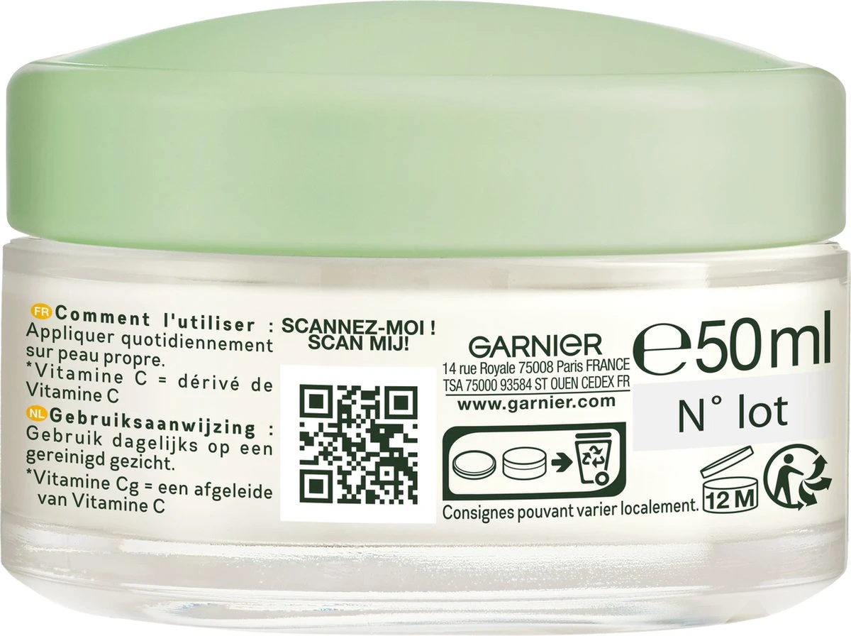 Garnier Bio Hydraterende Dagcrème Met Vitamine C* - 50ml 4 Garnier Bio Hydraterende Dagcrème Met Vitamine C* - 50ml - Afbeelding 2