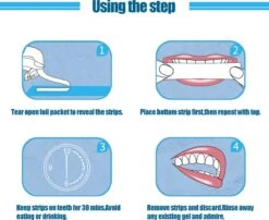 Merkloos Tanden Bleken - Witte Tanden - 5D White Teeth Whitening Strips - Teeth Whitening Strips - 28x Tandenbleek Strips - Zonder Peroxide (0%) -Verzorgingsproducten Verkoop 1200x981 2