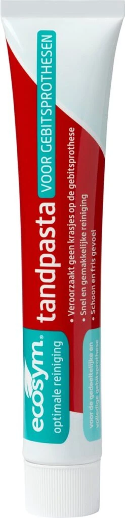 Ecosym Tandpasta - Kunstgebitreiniging - 75 Ml -Verzorgingsproducten Verkoop 291x1200