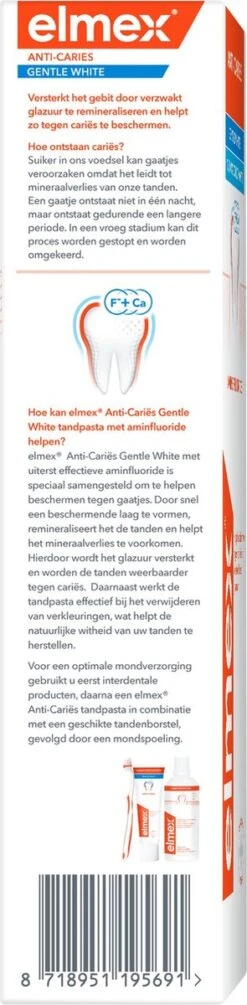 Elmex Anti-Cariës Whitening Tandpasta 3 X 75ml - Voordeelverpakking -Verzorgingsproducten Verkoop 295x1200 1