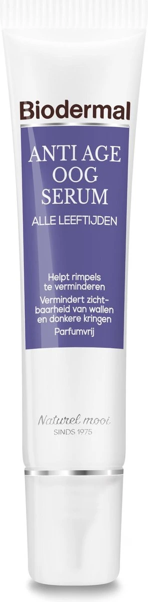 Biodermal Anti Age Oogserum - Oogcreme Anti Rimpel Vrouw - 15ml 4 Biodermal Anti Age Oogserum - Oogcreme Anti Rimpel Vrouw - 15ml - Afbeelding 2