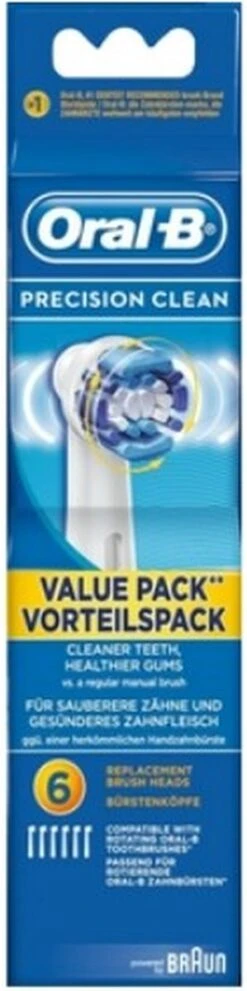 Oral B Oral-B Precision Clean - Opzetborstels - 6 Stuks - Wit 17 Oral B Oral-B Precision Clean - Opzetborstels - 6 Stuks - Wit -Verzorgingsproducten Verkoop 299x1200
