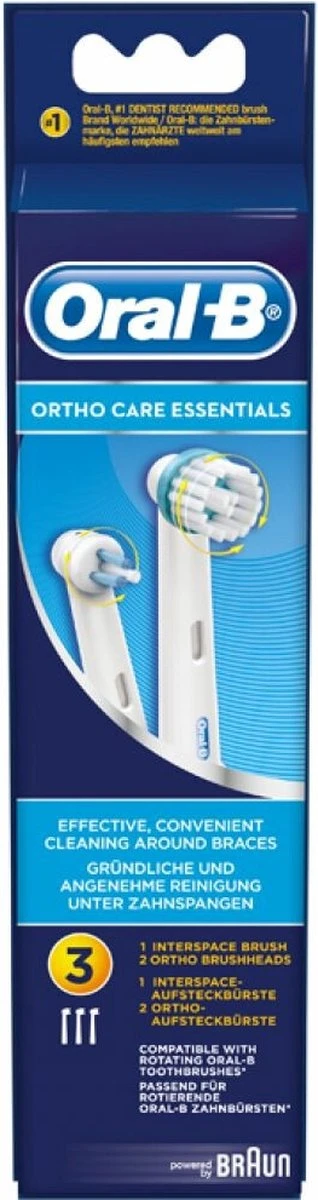 Oral B Oral-B Ortho Care - Opzetborstels - 3 Stuks 16 Oral B Oral-B Ortho Care - Opzetborstels - 3 Stuks - Afbeelding 14