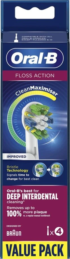 Oral B Oral-B FlossAction - Met CleanMaximiser-technologie - Opzetborstels - 4 Stuks -Verzorgingsproducten Verkoop 326x1200 3