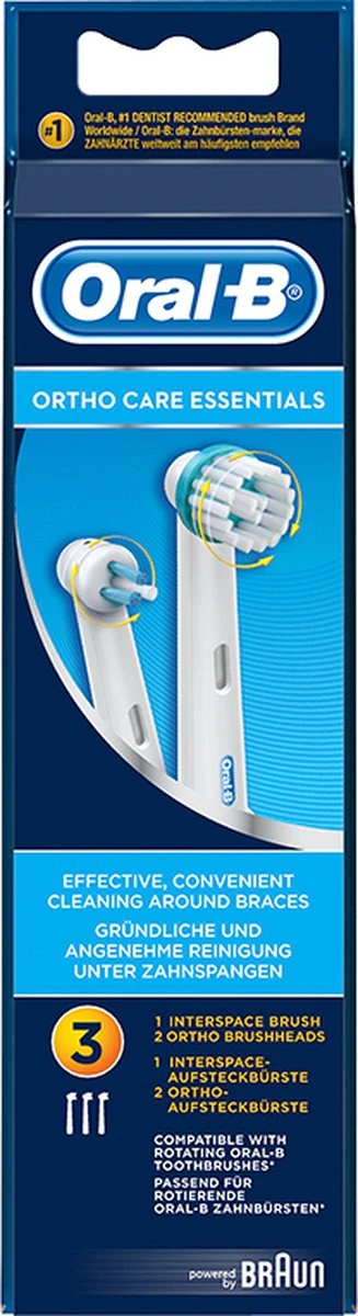 Oral B Oral-B Ortho Care - Opzetborstels - 3 Stuks 18 Oral B Oral-B Ortho Care - Opzetborstels - 3 Stuks - Afbeelding 16