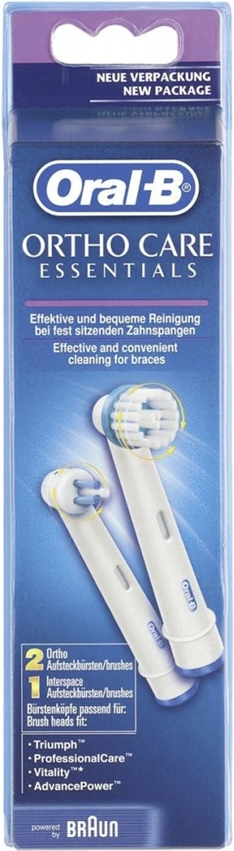 Oral B Oral-B Ortho Care - Opzetborstels - 3 Stuks 13 Oral B Oral-B Ortho Care - Opzetborstels - 3 Stuks - Afbeelding 11