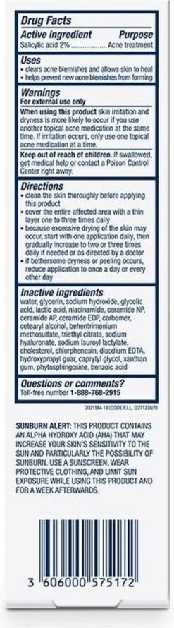 CeraVe Acne Control Gel AHA/BHA Acne Gel, Salicylic Acid Acne Treatment -Verzorgingsproducten Verkoop 333x1200 1