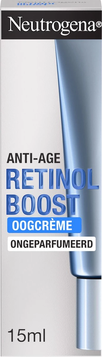 Neutrogena Retinol Boost Eye Cream (15ml), Effectieve Anti-veroudering Oogcrème & Effectieve Hydraterende Verzorging Met Retinol, Mirtebladextract & Hyaluronzuur Voor Een Jonger En Gezond Uitziende Huid 3 Neutrogena Retinol Boost Eye Cream (15ml), Effectieve Anti-veroudering Oogcrème & Effectieve Hydraterende Verzorging Met Retinol, Mirtebladextract & Hyaluronzuur Voor Een Jonger En Gezond Uitziende Huid