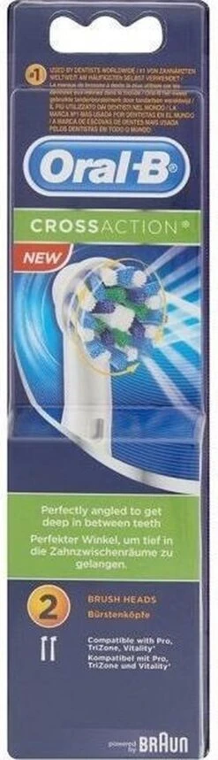 Oral B Oral-B Cross Action EB50 - 2 Stuks - Opzetborstels 41 Oral B Oral-B Cross Action EB50 - 2 Stuks - Opzetborstels -Verzorgingsproducten Verkoop 345x1200