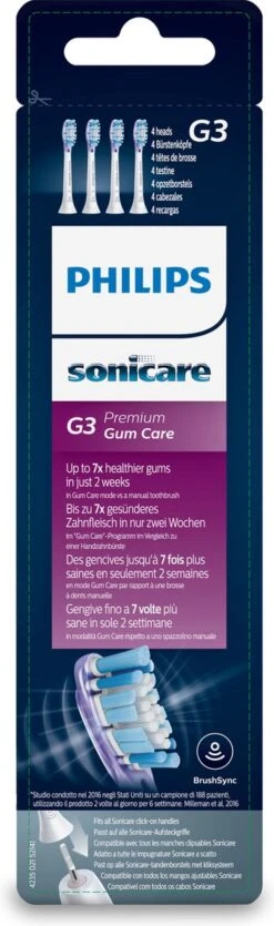 Philips Sonicare AdaptiveClean Gum HX9054/17 - Opzetborstel - 4 Stuks -Verzorgingsproducten Verkoop 355x1200