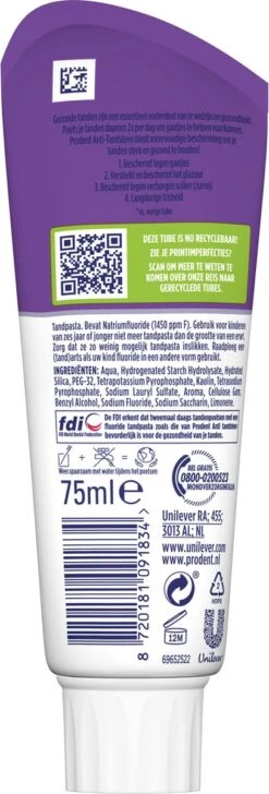 Prodent Anti-Tandsteen Tandpasta - 12 X 75 Ml - Voordeelverpakking -Verzorgingsproducten Verkoop 407x1200 1