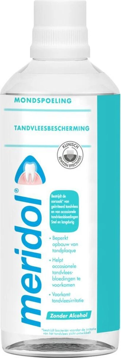 Meridol Mondwater Tandvlees - 2 X 400 Ml - Voordeelverpakking 3 Meridol Mondwater Tandvlees - 2 X 400 Ml - Voordeelverpakking