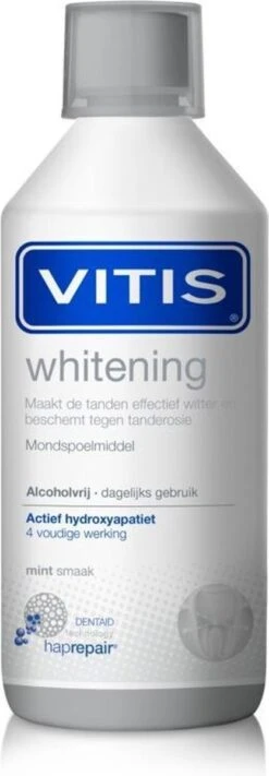 3x Vitis Whitening Mondwater 500 Ml -Verzorgingsproducten Verkoop 417x1200