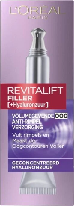 L’Oréal Paris Revitalift Filler Oogcrème - 15 Ml -Verzorgingsproducten Verkoop 431x1200 1